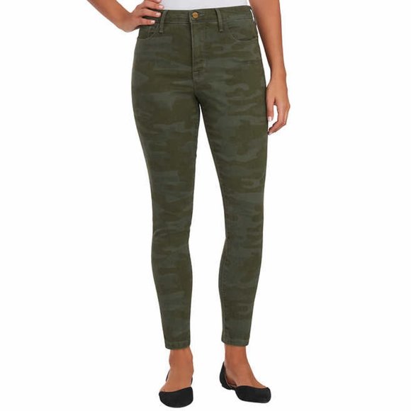 SANCTUARY Social Standard Camo High-Rise Jeans 4 - Picture 1 of 15